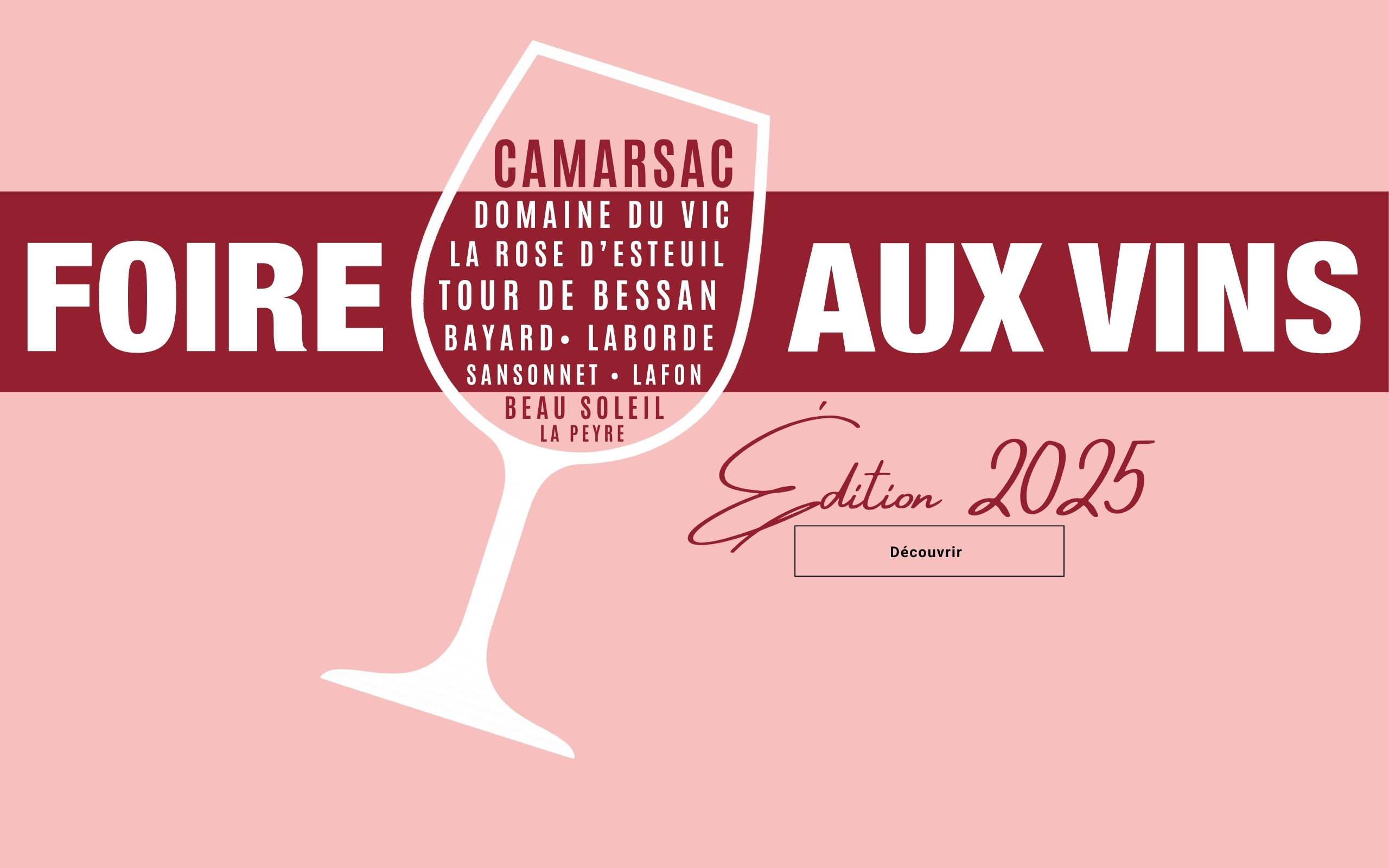 Foire aux vins 2025